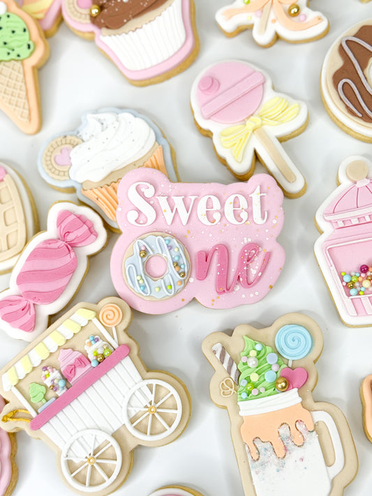 Sweet One Cookie Cutter & Stamp