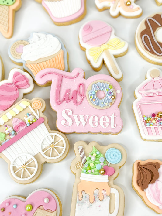 Two Sweet Cookie Cutter & Stamp
