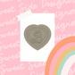 B Heart Logo Digital STL File