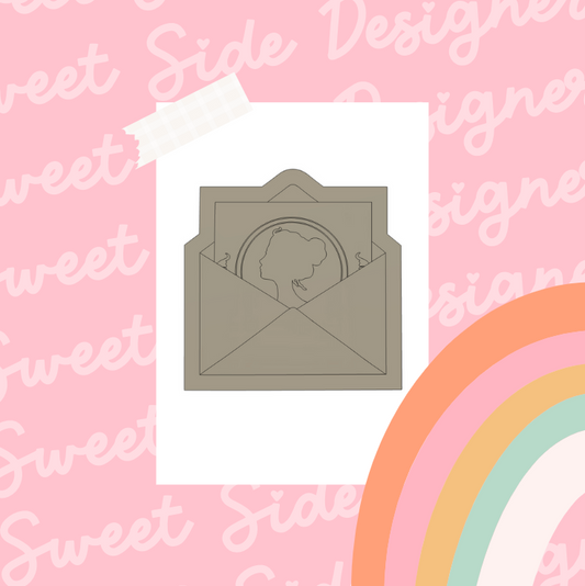 Bridgerton Letter In Envelope Plain Digital STL File