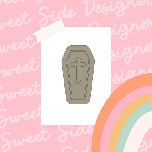 Coffin Cookie Cutter & Stamp