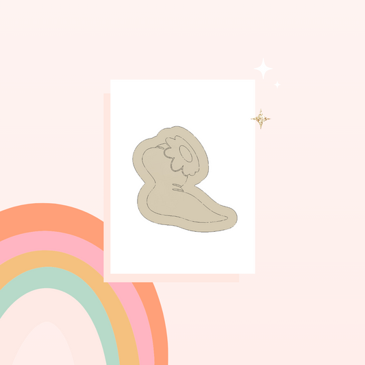 Grumpy Shoe Cookie Cutter & Stamp