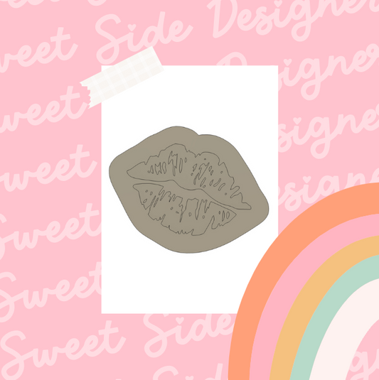 Kiss Lips Digital STL File