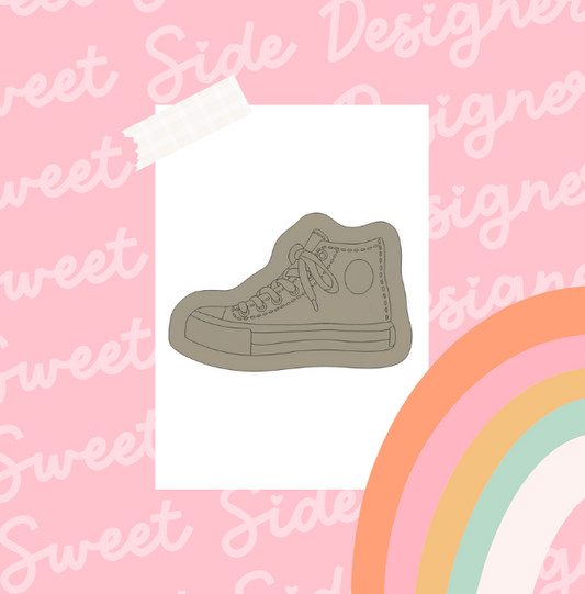 High Top Sneaker Digital STL File