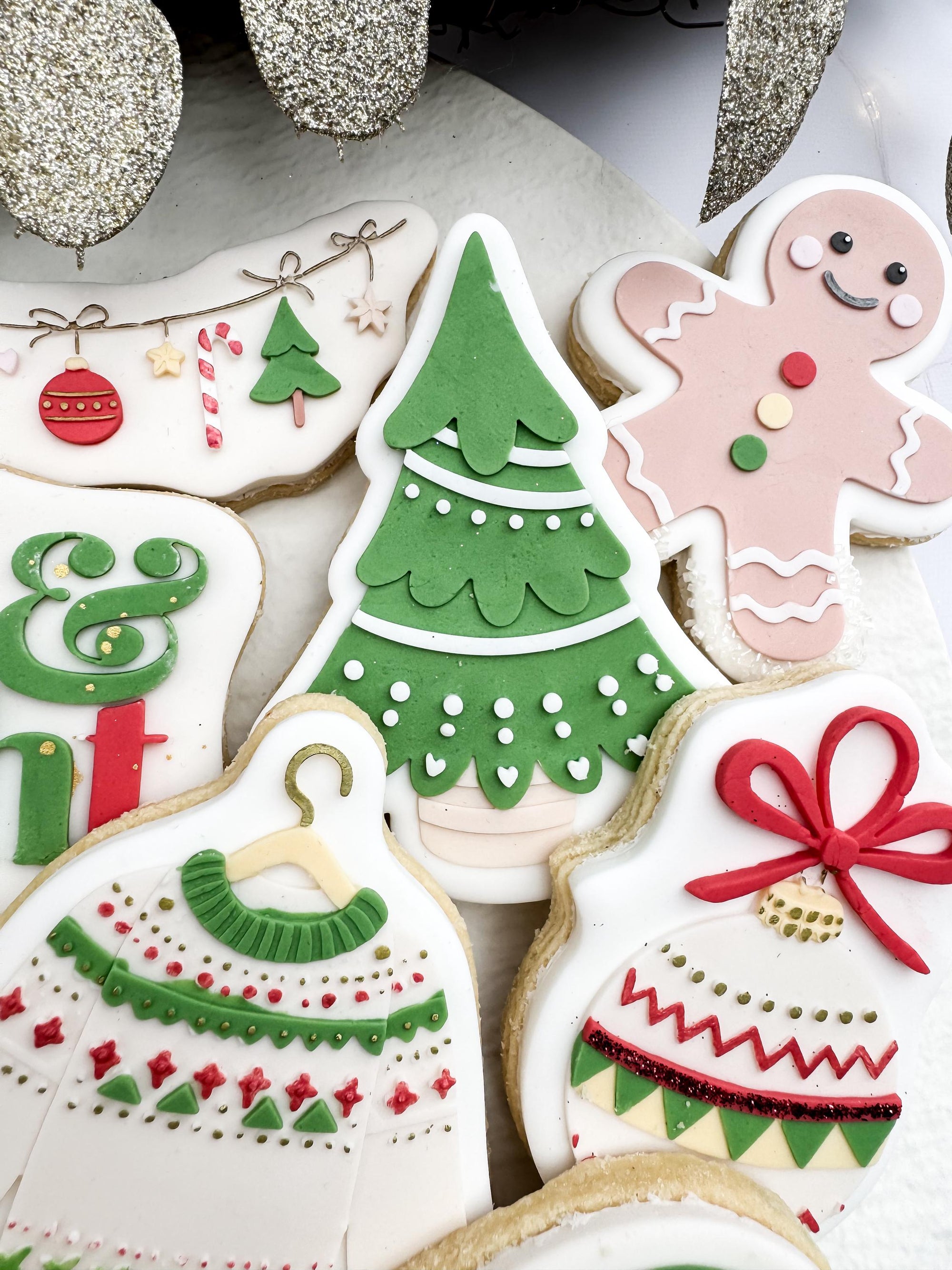 Elf Tree Cookie Cutter &amp; Stamp Digital STL File