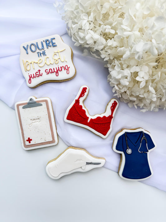 Surgeon With Scalpel Cookie Cutter & Stamp