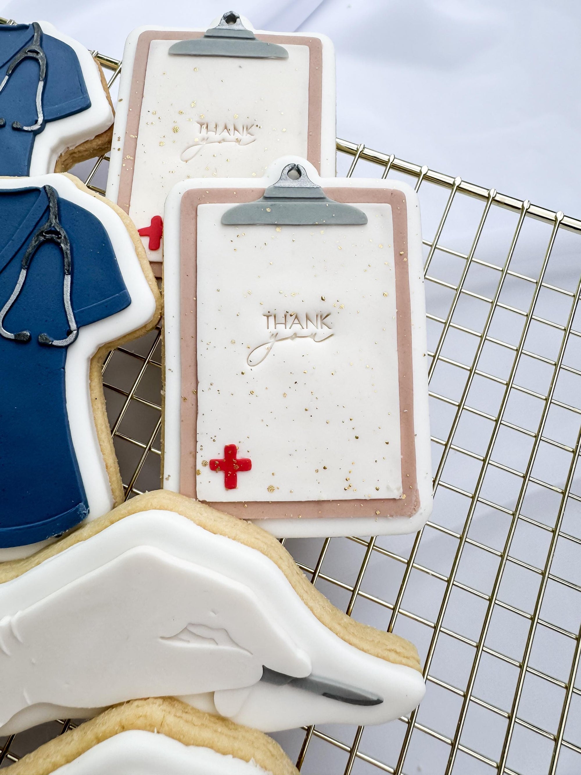 Healthcare Clipboard Cookie Stamp &amp; Cutter