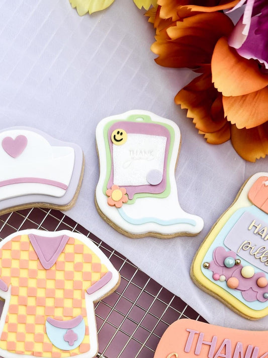 Groovy Nurse IV Fluids Cookie Cutter & Stamp