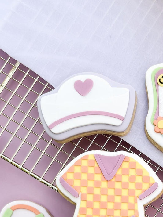 Nurse Hat Cookie Cutter & Stamp