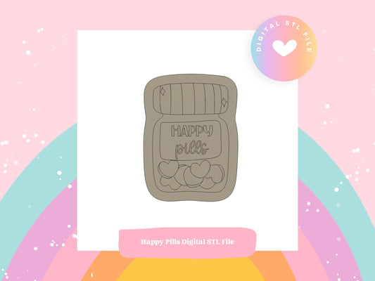 Happy Pills Digital STL File