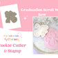 Graduation Certificate With Bow Cookie Cutter & Stamp