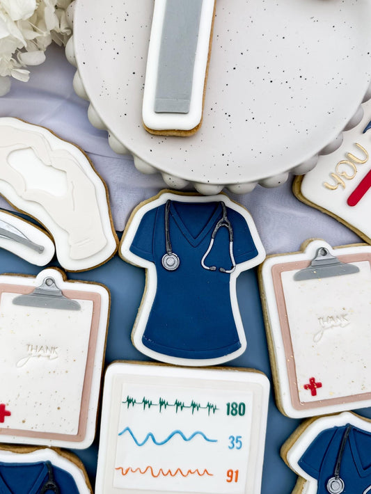 Scrubs Cookie Cutter & Stamp