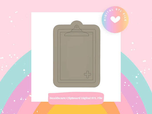 Healthcare Clip Board Digital STL File