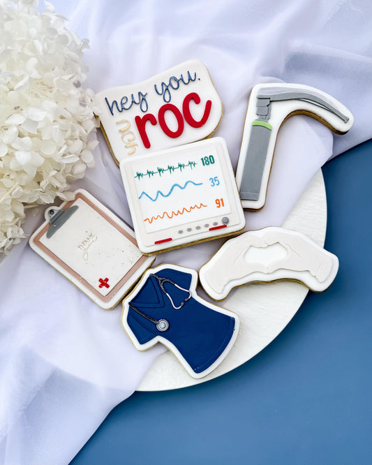 Healthcare Clipboard Cookie Stamp & Cutter