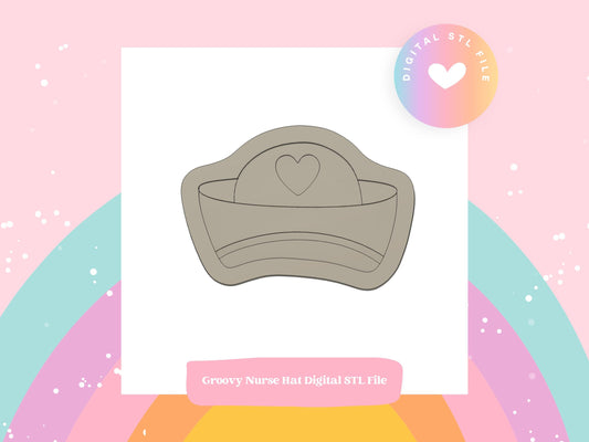 Nurse Hat Digital STL File