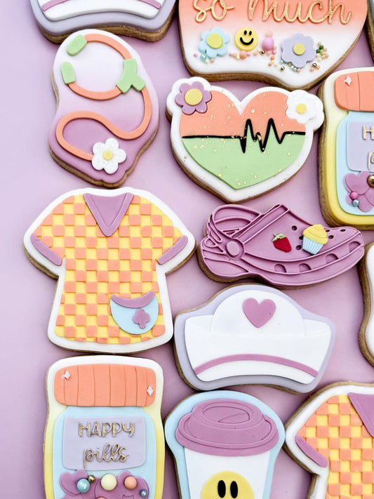 Retro Nurse Scrubs Digital STL File
