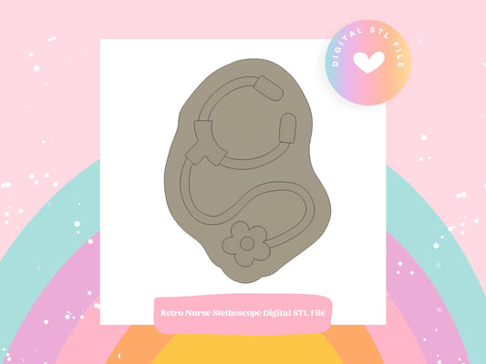 Retro Nurse Stethoscope Digital STL File