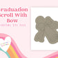 Graduation Certificate With Bow Digital STL File